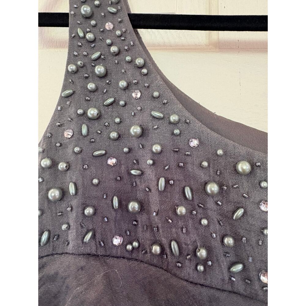 Jessica Howard size 12 special occasion dress in silver-gray - Picture 3 of 10